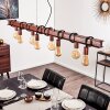 Suspension Barbengo Rouille, 8 lumières
