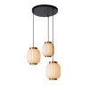 Suspension Lucide GOSSE Noir, 3 lumières
