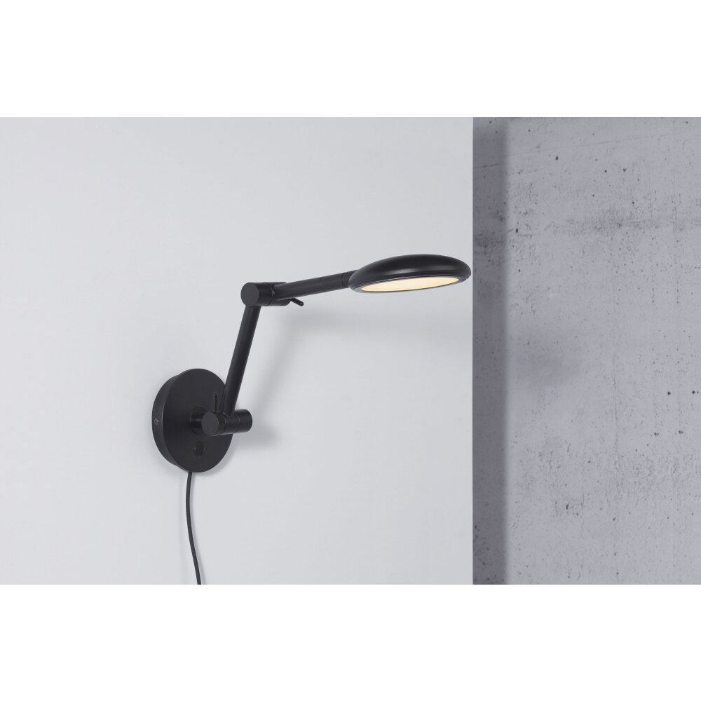Applique murale Nordlux BEND LED Noir, 1 lumière