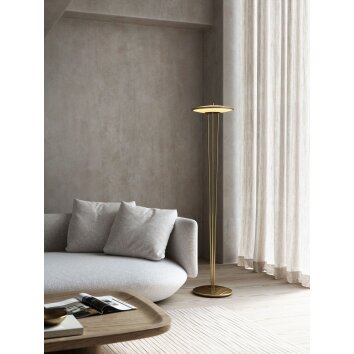 Lampadaire Design For The People by Nordlux BLANCHE LED Laiton, 1 lumière