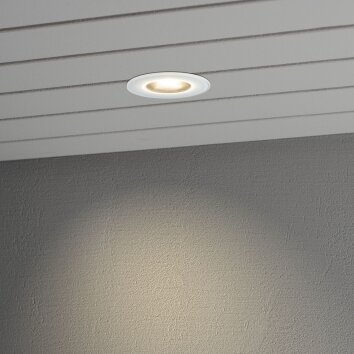 Spot encastrable au plafond Konstsmide LED Blanc, 1 lumière
