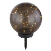 lampe solaire Globo LED Noir, 30 lumières