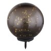 lampe solaire Globo LED Noir, 50 lumières