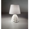 Lampe de table Fabas Luce Duchessa Blanc, 1 lumière