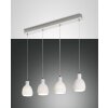 Suspension Fabas Luce Marina Blanc, 4 lumières