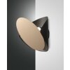 Applique murale Fabas Luce Shield LED Or, Noir, 1 lumière