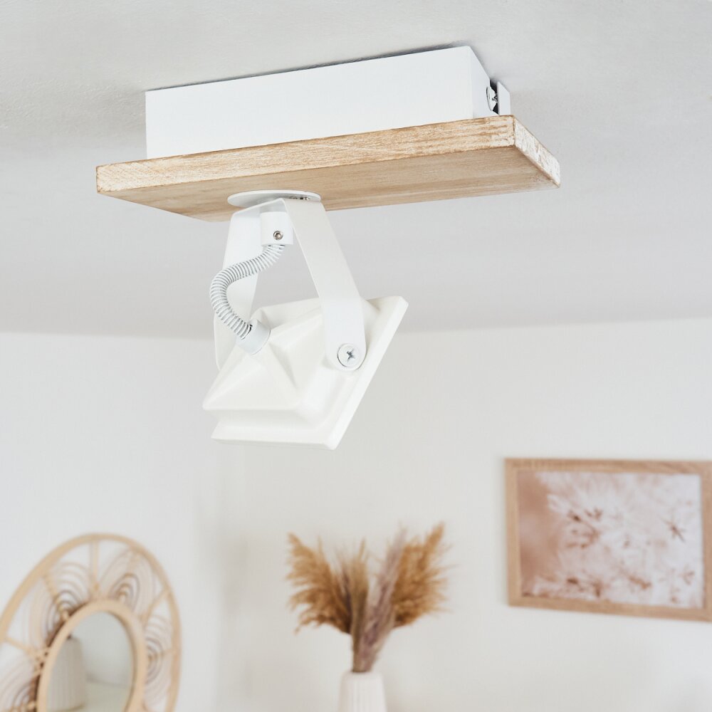 Plafonnier Giresta LED Écru, Blanc, 1 lumière