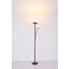 Lampadaire Globo ERNST LED Noir, 1 lumière