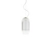 Suspension Artemide Gople Aluminium, 1 lumière