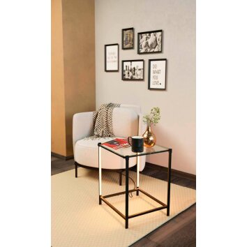 Lampe de table Eglo-Leuchten NARANJO LED Noir, 4 lumières