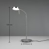 Lampe de table Trio-Leuchten Monza LED Nickel mat, 1 lumière