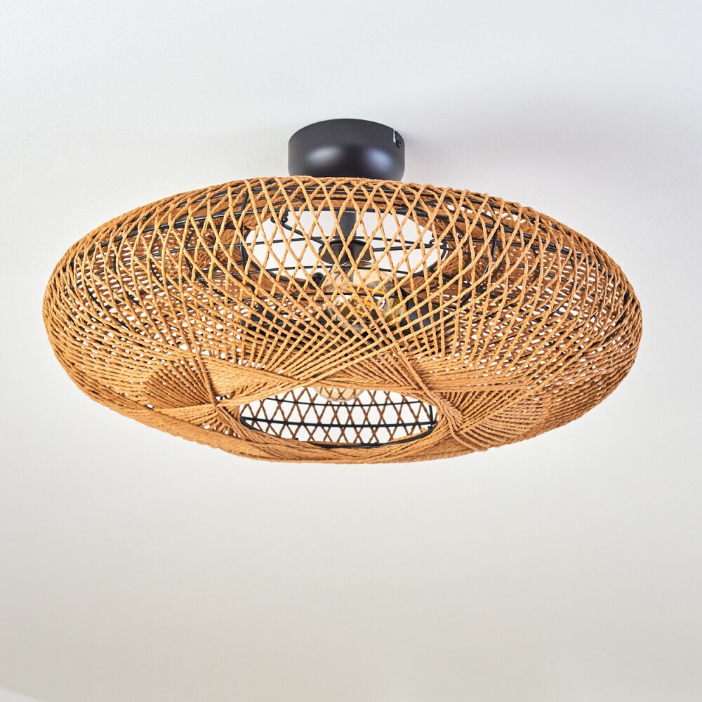 Plafonnier Mulstrand Noir, 2 lumières