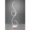 Lampadaire Trio-Leuchten Jive LED Blanc, 1 lumière