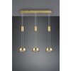 Suspension Trio-Leuchten Franklin LED Laiton, 3 lumières