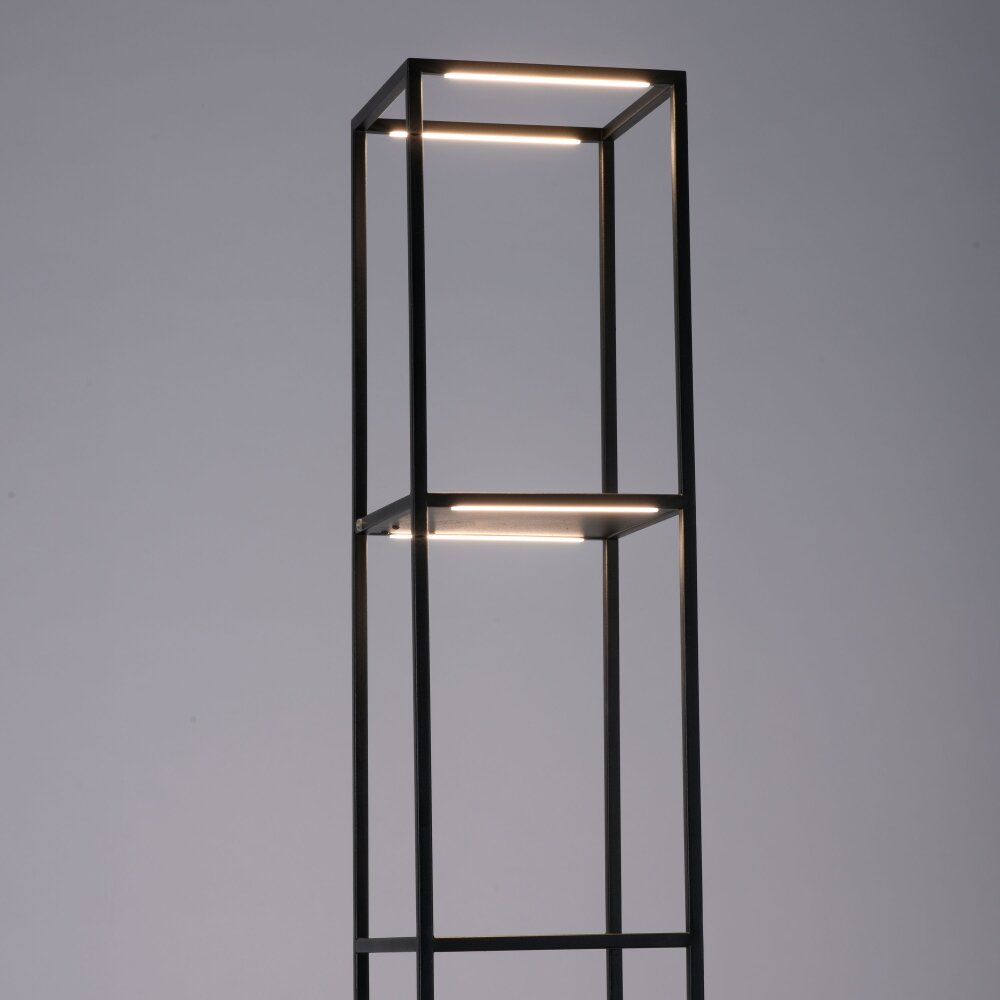 Lampadaire Paul-Neuhaus CONTURA LED Noir, 4 lumières