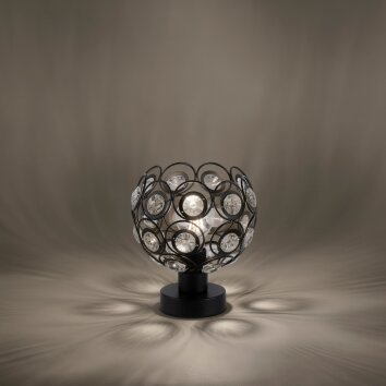 Lampe de table Leuchten-Direkt BENJAMIN Noir, 1 lumière