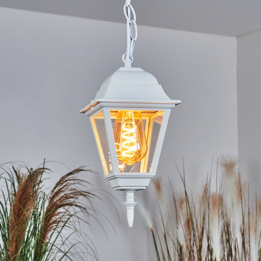 Suspension extérieur Naofe Blanc, 1 lumière