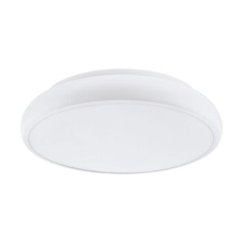 Plafonnier EGLO connect RIODEVA-C LED Blanc, 1 lumière, Changeur de couleurs