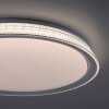 Plafonnier Leuchten-Direkt KARI LED Argenté, 1 lumière