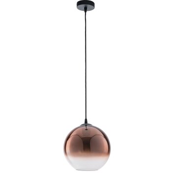 Suspension Luce-Design Marte Noir, 1 lumière