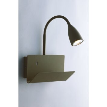 Applique murale Luce-Design Gulp Beige, 1 lumière