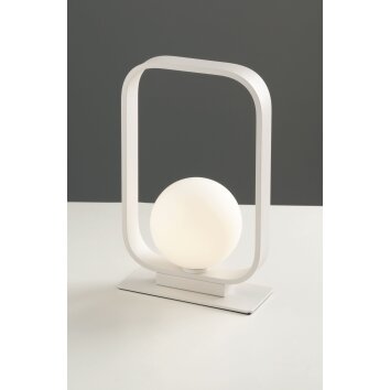 Lampe de table Luce-Design Roxy Blanc, 1 lumière