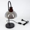 Lampe de table Aannestad Brun, Noir, 1 lumière