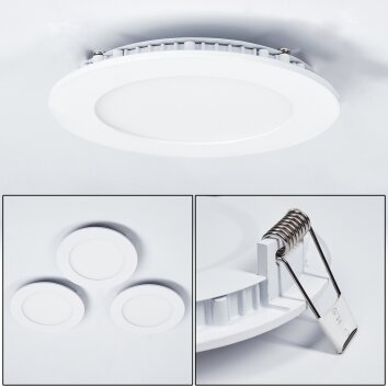 Plafonnier Finsrud LED Blanc, 3 lumières