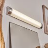 lampe miroir Morges LED Chrome, Scintillant, Blanc, 1 lumière