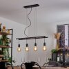 Suspension Susillon Noir, 4 lumières Suspension Susillon Noir, 4 lumières