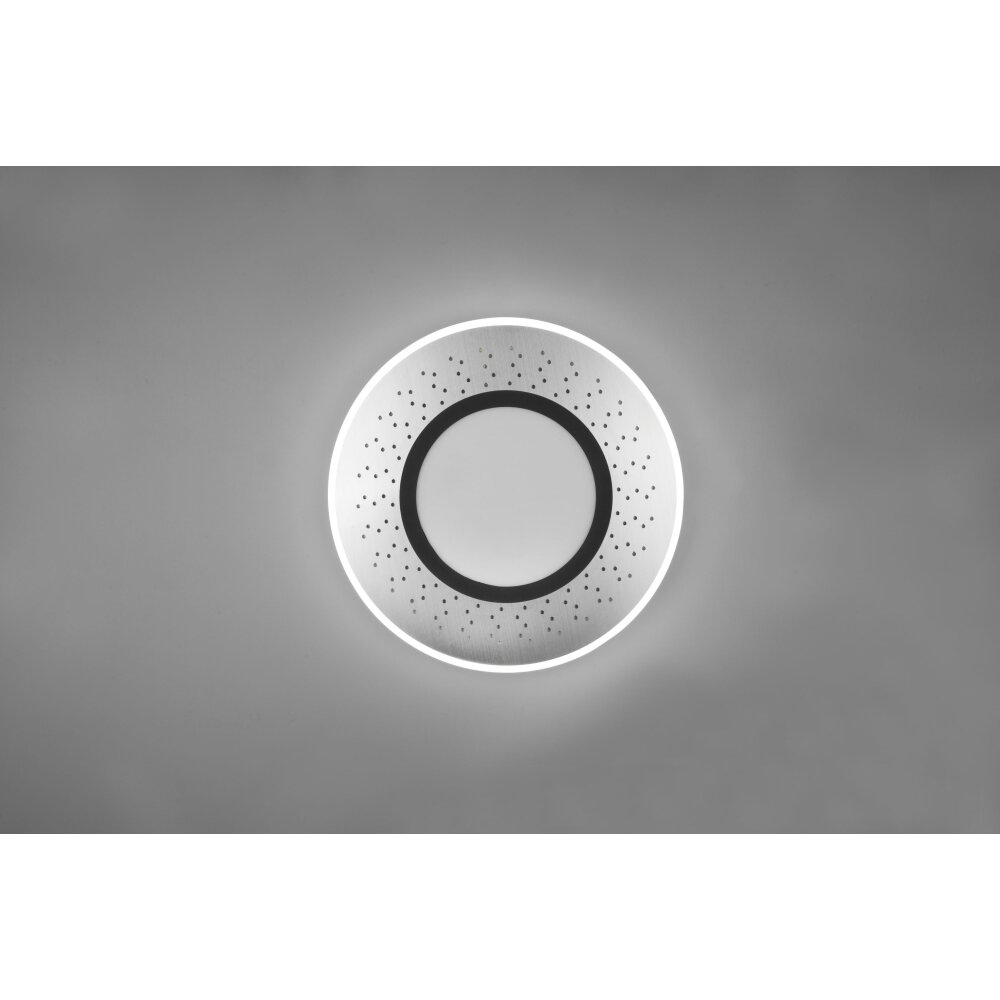 Plafonnier Trio-Leuchten Verus LED Nickel mat, 1 lumière, Télécommandes