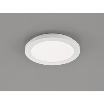 Plafonnier Fischer-Honsel Gotland LED Crème, Blanc, 1 lumière