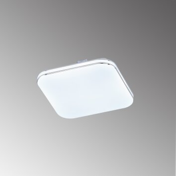 Plafonnier Fischer-Honsel Porto LED Blanc, 1 lumière