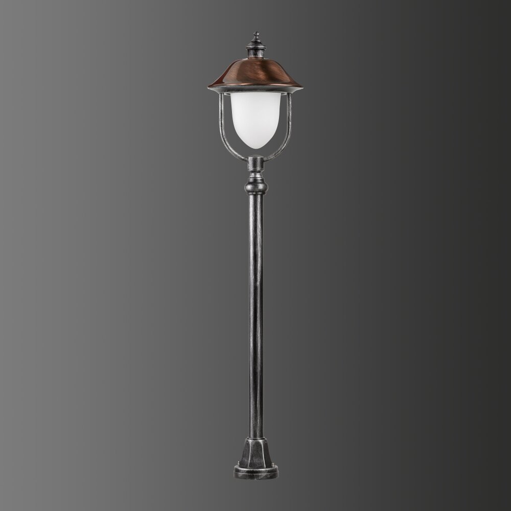 Borne lumineuse LCD Nabburg LED Cuivre, Noir, 1 lumière