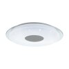 Plafonnier Eglo LANCIANO-Z LED Transparent, Blanc, 4 lumières, Changeur de couleurs