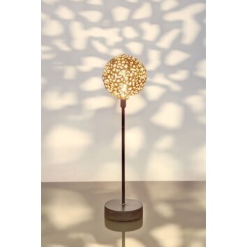 Lampe de table Holländer SFERA GRANDE Brun doré, 1 lumière