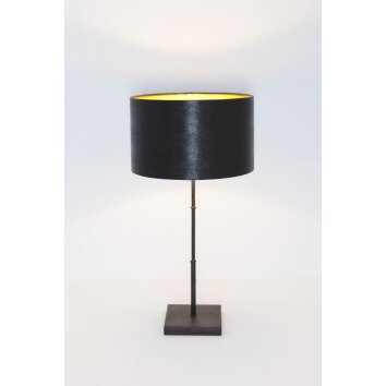 Lampe de table Holländer BAMBUS Brun, Noir, 1 lumière