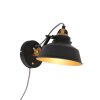 Applique murale Steinhauer Nové Noir, 1 lumière