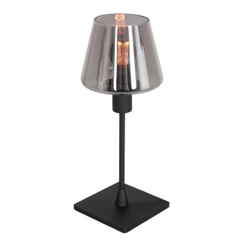 Lampe de table Steinhauer Ancilla Noir, 1 lumière