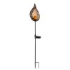 lampe solaire Globo SORREZ LED Noir, 1 lumière