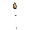 lampe solaire Globo SORREZ LED Noir, 1 lumière