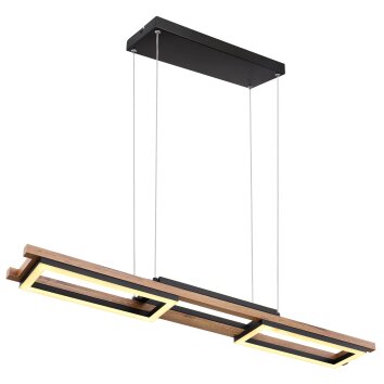 Suspension Globo ILLA LED Noir, 1 lumière