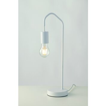 Lampe de table Cuyama Blanc, 1 lumière