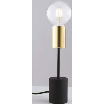Lampe de table Gnarp Or, Noir, 1 lumière