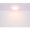 Plafonnier Globo BURRO LED Blanc, 1 lumière, Télécommandes, Changeur de couleurs