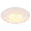 Plafonnier Globo BURRO LED Blanc, 1 lumière, Télécommandes, Changeur de couleurs