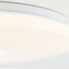 Plafonnier Brilliant Heddy LED Blanc, 1 lumière, Télécommandes, Changeur de couleurs