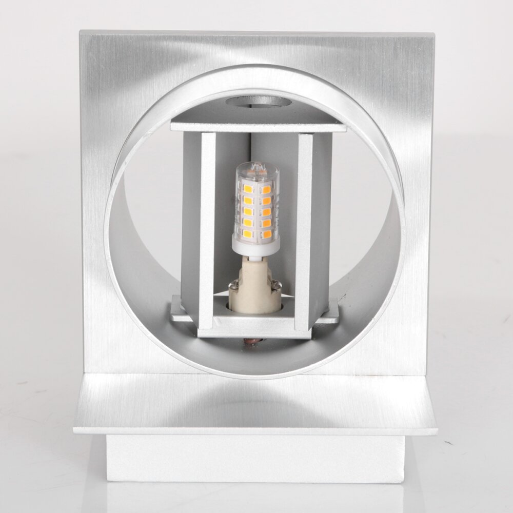 Applique murale Steinhauer Muro LED Acier inoxydable, 1 lumière
