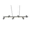 Suspension Trio MARLEY Nickel mat, 6 lumières