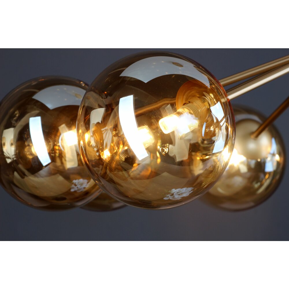 Suspension Luce Design NEPTUN Laiton, 9 lumières